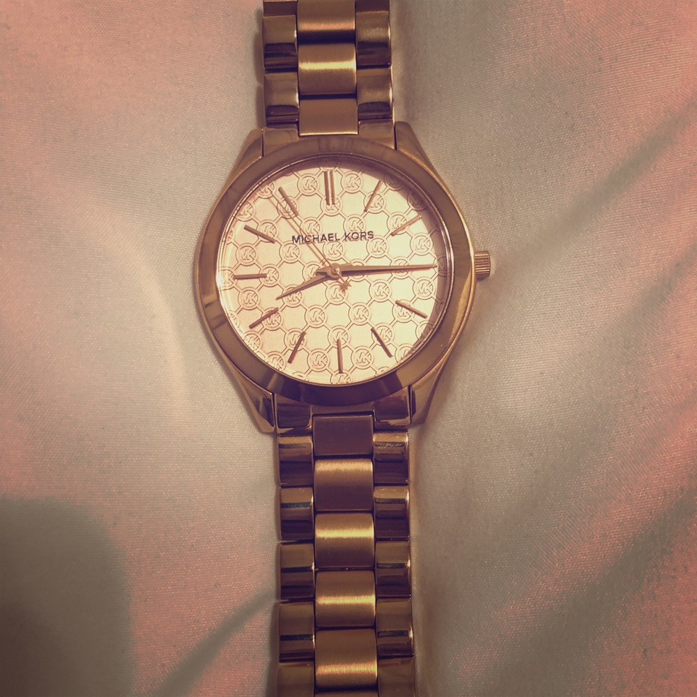 Women’s Michael Kors rose gold watch